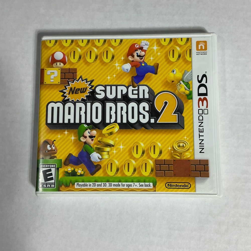 New Super Mario Bros 2 Nintendo 3DS Game CIB CTR-P-ABEE-USA Mario Luigi 2012